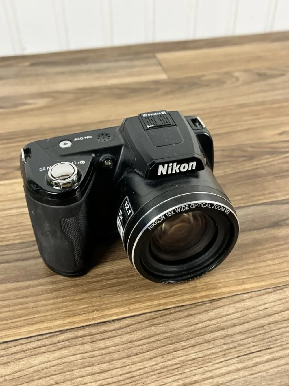 Nikon COOLPIX L110 12.1MP Digital Camera Black 15x Zoom AS-IS/PARTS ONLY